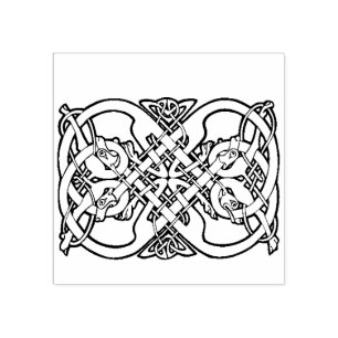 Celtic knot design Rubber stamp