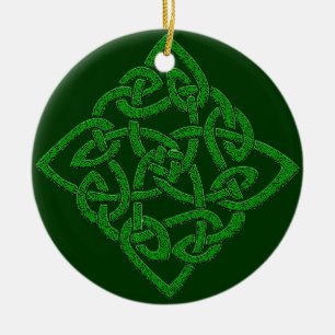 Celtic Knot - Diamond Ceramic Tree Decoration