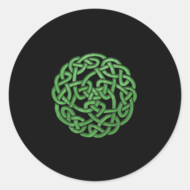 Celtic Knot Feis Competitions Irish Dancers Classic Round Sticker (Front)