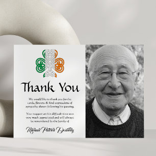 Celtic Knot Funeral Memorial Thank You