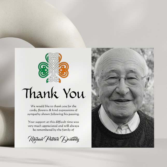 Celtic Knot Funeral Memorial Thank You (Creator Uploaded)