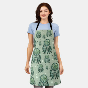 Celtic Knot Green Dreamcatcher Apron