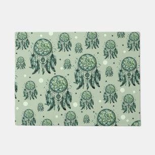 Celtic Knot Green Dreamcatcher Doormat