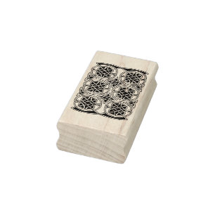 Celtic knot illustration art stamp