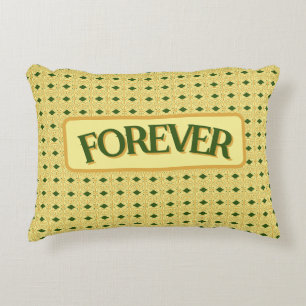 Celtic knot in gold decorative cushion