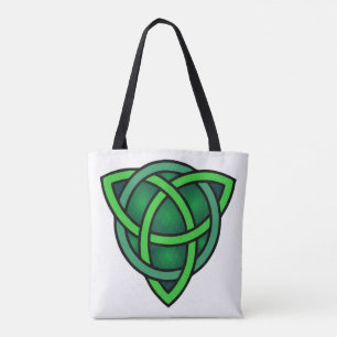 celtic knot ireland ancient symbol pagan irish gre tote bag