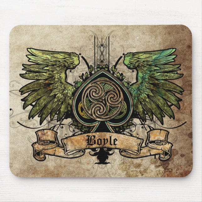 Celtic Knot Ireland Irish Tattoo Urban Mousepad (Front)