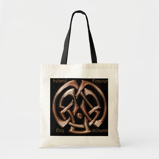 Celtic Knot Irish Art History Designer Bag (Front)