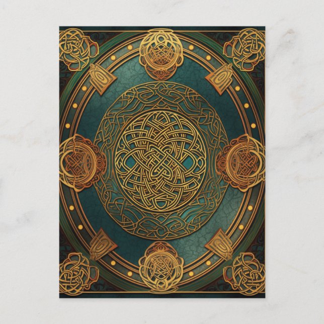 Celtic Knot Knotwork Postcard (Front)