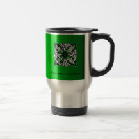 Celtic Knot Original Art Green