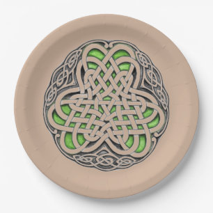 Celtic Knot Paper Plate
