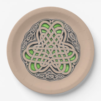 Celtic Knot Paper Plate