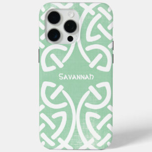 Celtic Knot Pattern Any Colour Personalised iPhone iPhone 15 Pro Max Case