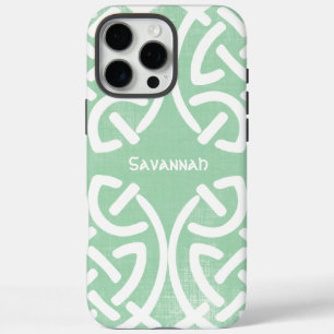Celtic Knot Pattern Any Colour Personalised iPhone iPhone 16 Pro Max Case