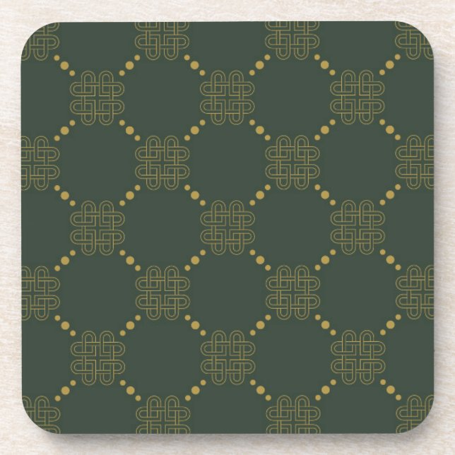 Celtic Knot Pattern Coaster (Front)