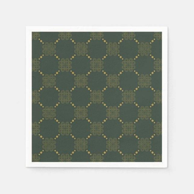 Celtic Knot Pattern Napkin (Front)