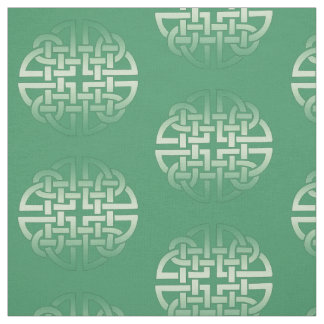 Celtic Knot Pattern on editable background colour Fabric