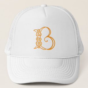 Celtic Knot Personalised Initial B Trucker Hat