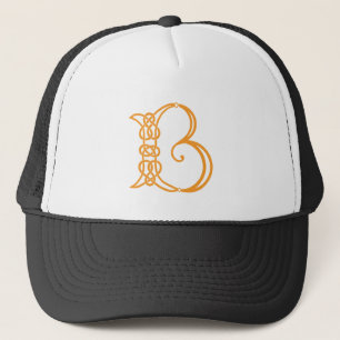 Celtic Knot Personalised Initial B Trucker Hat