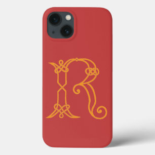 Celtic Knot Personalised Initial R iPhone 13 Case