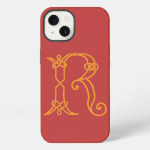 Celtic Knot Personalised Initial R iPhone 13 Case