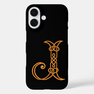 Celtic Knot Personalised J iPhone 16 Case
