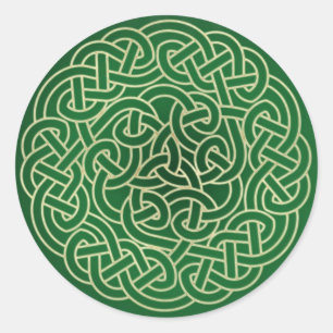 Celtic Knot - Put your Irish on! Classic Round Sticker