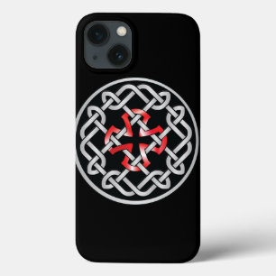 Celtic Knot Red Metallic iPad Case