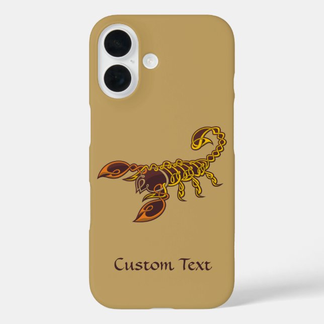 Celtic Knot Scorpion Case-Mate iPhone Case (Back)
