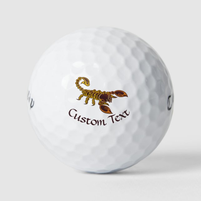 Celtic Knot Scorpion Golf Balls (Front)