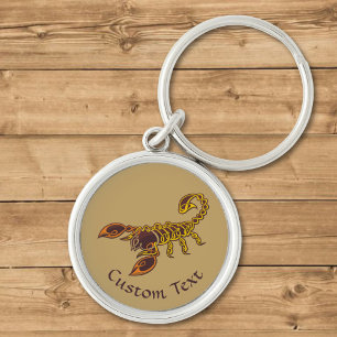 Celtic Knot Scorpion Key Ring