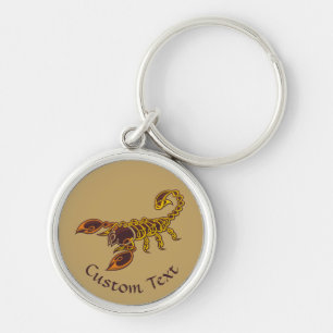 Celtic Knot Scorpion Key Ring