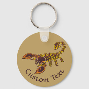 Celtic Knot Scorpion Keychain