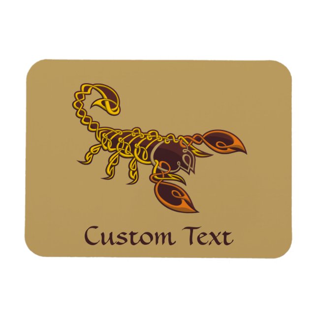 Celtic Knot Scorpion Magnet (Horizontal)