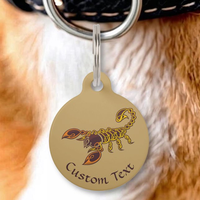 Celtic Knot Scorpion Pet Tag (Creator Uploaded)
