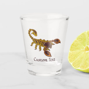 Celtic Knot Scorpion Shot Glass