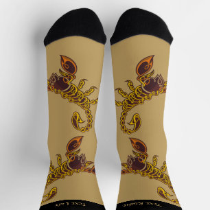 Celtic Knot Scorpion Socks