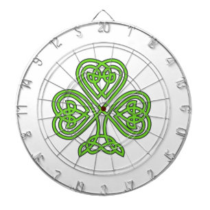 Celtic Knot Shamrock Dartboard