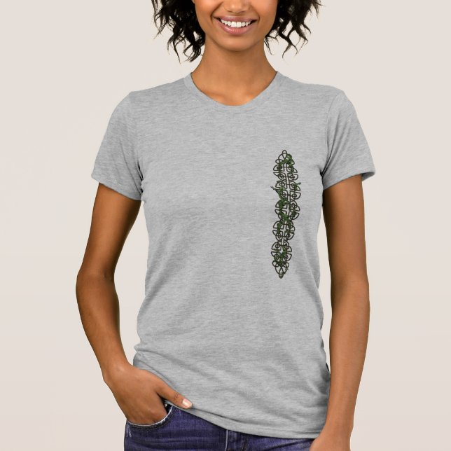 Celtic Knot Strip with Ivy T-Shirt (Front)