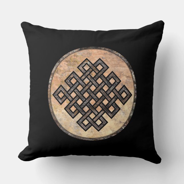 Celtic Knot Talking Canyons, New Mexico Cushion (Front)