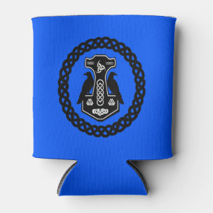 Celtic Knot Thor's Hammer Can Cooler