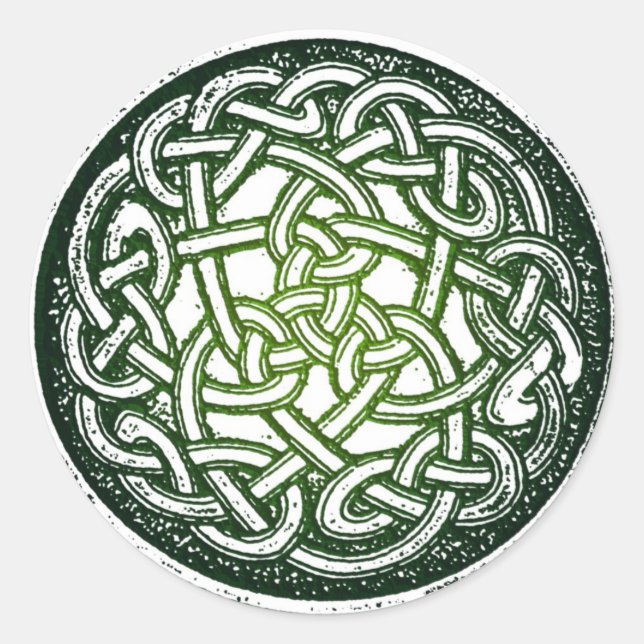 Celtic Knot (traditional) Classic Round Sticker (Front)