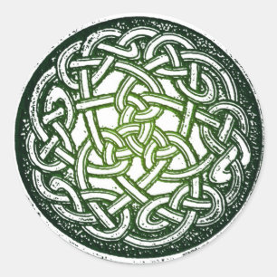 Celtic Knot (traditional) Classic Round Sticker