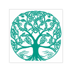 Celtic Knot Tree of Life Design Self-inking Stamp