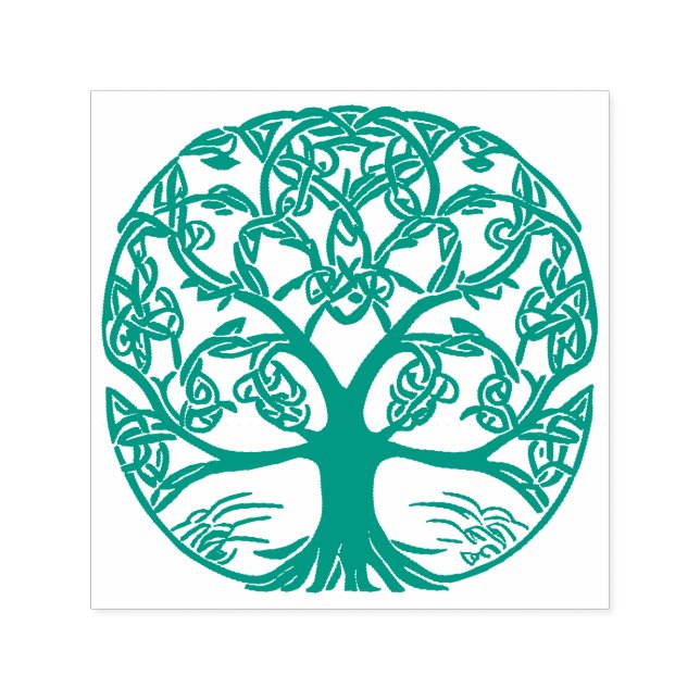 Celtic Knot Tree of Life Design Self-inking Stamp (Design)