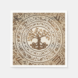 Celtic Knot Tree of life -Yggdrasil Napkin