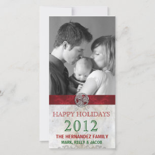 Celtic Knot Triskelion Holiday Christmas Photo Card