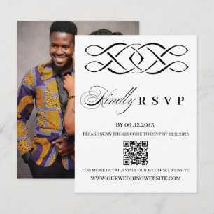 Celtic Knot Wedding RSVP Card