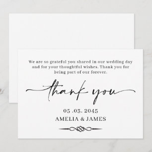 Celtic Knot Wedding Thank You Card