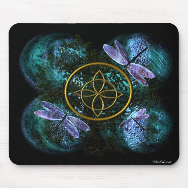 Celtic Knot/Witches Knot Mouse Mat (Front)
